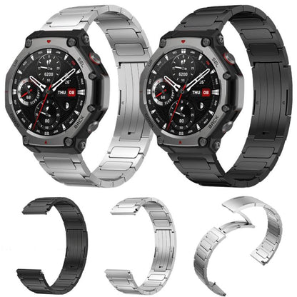 Bracelet de montre en acier inoxydable à boucle en forme de I xDfind, For Amazfit T-Rex 3