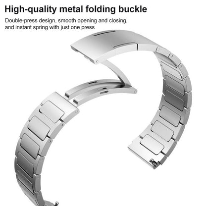 Bracelet de montre en acier inoxydable à boucle en forme de I xDfind, For Amazfit T-Rex 3