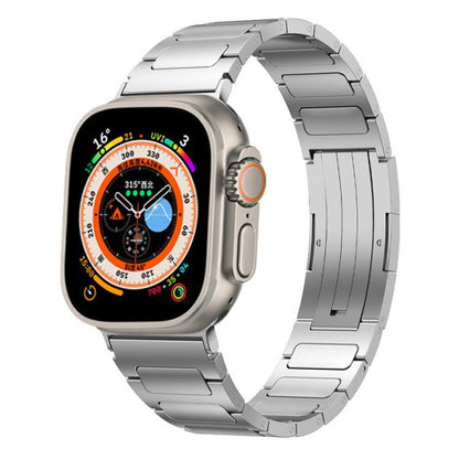 Bracelet de montre en acier inoxydable à boucle en forme de I xDfind, For Apple Watch 42 / 44 / 45 / 46 / 49mm