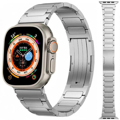Bracelet de montre en acier inoxydable à boucle en forme de I xDfind, For Apple Watch 42 / 44 / 45 / 46 / 49mm
