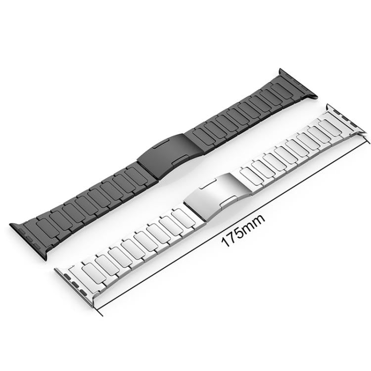 Bracelet de montre en acier inoxydable à boucle en forme de I xDfind, For Apple Watch 42 / 44 / 45 / 46 / 49mm