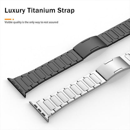 Bracelet de montre en acier inoxydable à boucle en forme de I xDfind, For Apple Watch 42 / 44 / 45 / 46 / 49mm