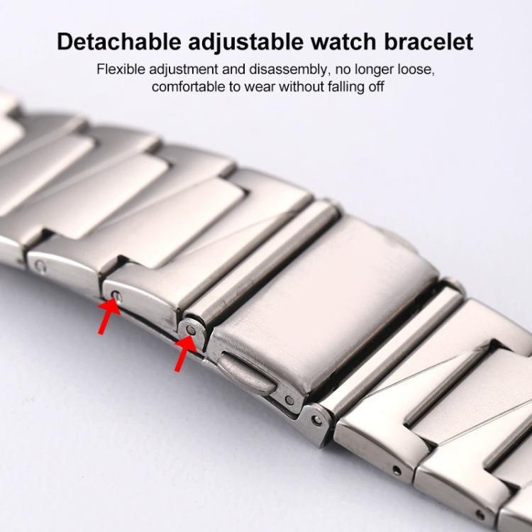Bracelet de montre en acier inoxydable à étages xDfind, For Apple Watch 42 / 44 / 45 / 46 / 49mm, For Apple Watch 38 / 40 / 41 / S10 42mm