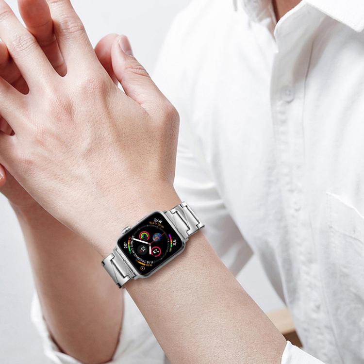Bracelet de montre en acier inoxydable à étages xDfind, For Apple Watch 42 / 44 / 45 / 46 / 49mm, For Apple Watch 38 / 40 / 41 / S10 42mm