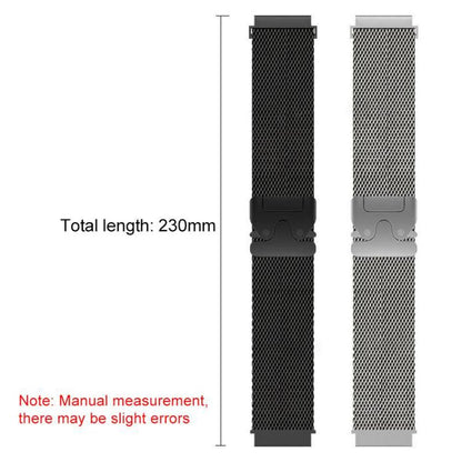 Bracelet de montre xDfind en acier inoxydable avec boucle parachute milanaise, For Amazfit T-Rex 3