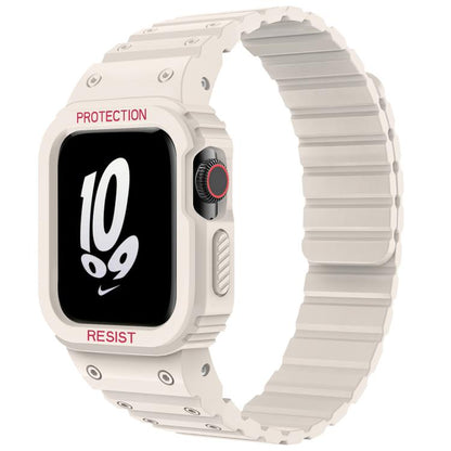 Bracelet de montre magnétique en silicone xDfind avec étui intégré, For Apple Watch 42 / 44 / 45mm, For Apple Watch Series 10 / 11 46mm, For Apple Watch Series 10 / 11 42mm, For Apple Watch Ultra 3 / 2 / 1 49mm, For Apple Watch 38 / 41mm