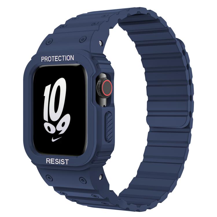 Bracelet de montre magnétique en silicone xDfind avec étui intégré, For Apple Watch 42 / 44 / 45mm, For Apple Watch Series 10 / 11 46mm, For Apple Watch Series 10 / 11 42mm, For Apple Watch Ultra 3 / 2 / 1 49mm, For Apple Watch 38 / 41mm