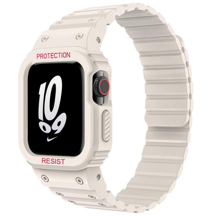 Bracelet de montre magnétique en silicone xDfind avec étui intégré, For Apple Watch 42 / 44 / 45mm, For Apple Watch Series 10 / 11 46mm, For Apple Watch Series 10 / 11 42mm, For Apple Watch Ultra 3 / 2 / 1 49mm, For Apple Watch 38 / 41mm
