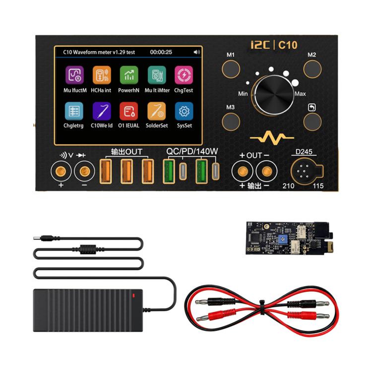Ampèremètre numérique de forme d'onde ultra-précis i2C C10 avec détection de charge / mesure de tension, Set 1, Set 2