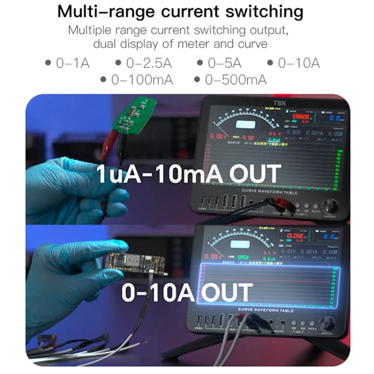 TBK D7 Multifunctional Curve Waveform Meter with Electric Soldering Iron Function