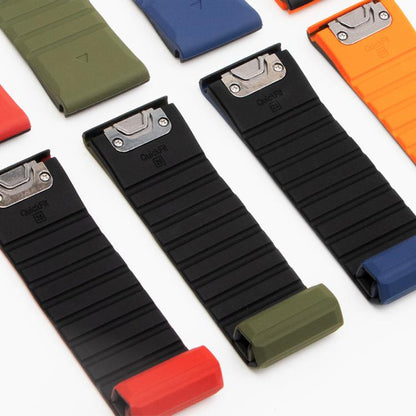 Bracelet de montre magnétique en silicone bicolore xDfind, For Garmin 26mm, For Garmin 22mm