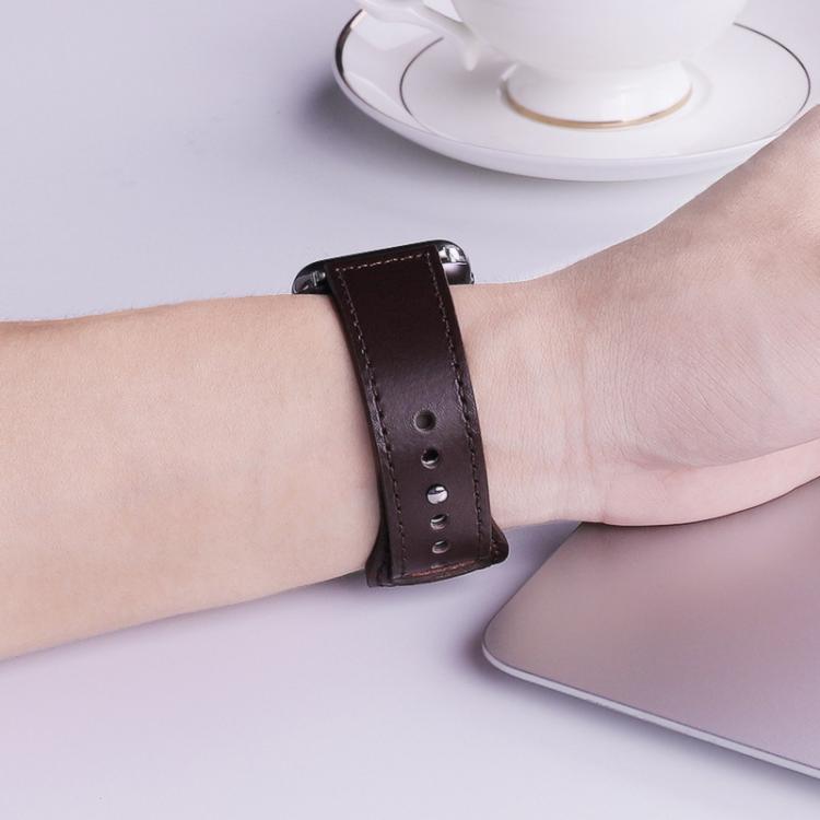 Bracelet de montre en cuir véritable à boucle rivetée xDfind, For Amazfit T-Rex 3