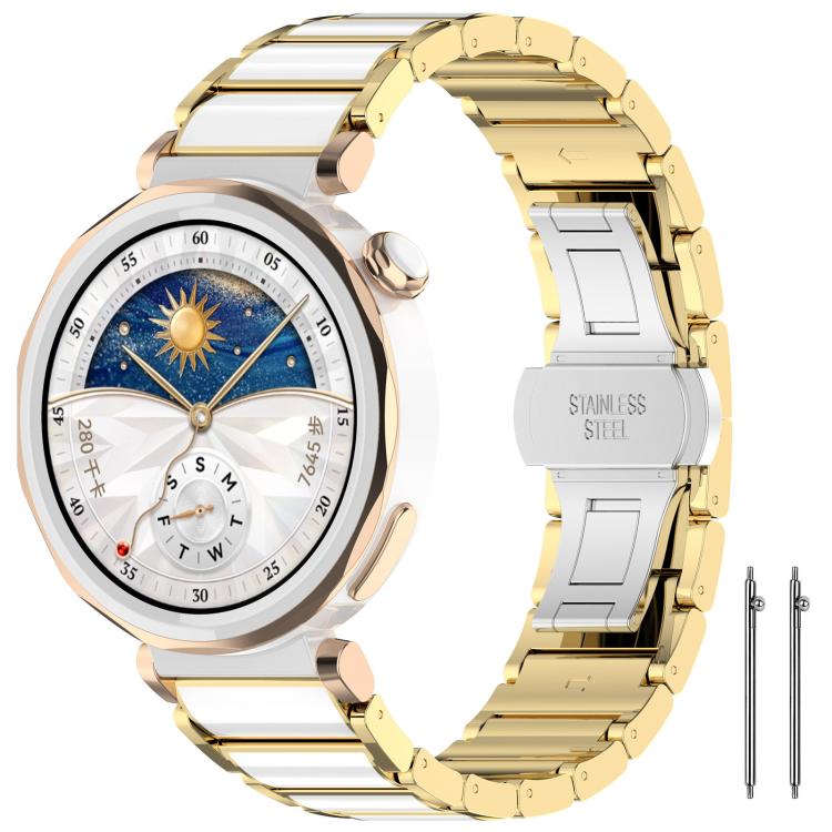 Bracelet de montre en céramique et acier inoxydable xDfind, For Huawei Watch GT 6 41mm / GT 5 Pro 42mm