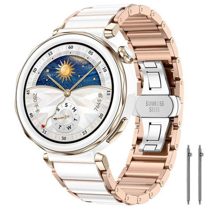 Bracelet de montre en céramique et acier inoxydable xDfind, For Huawei Watch GT 6 41mm / GT 5 Pro 42mm