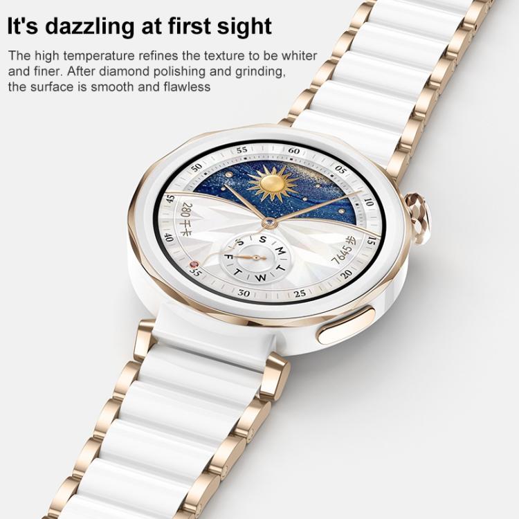Bracelet de montre en céramique et acier inoxydable xDfind, For Huawei Watch GT 6 41mm / GT 5 Pro 42mm