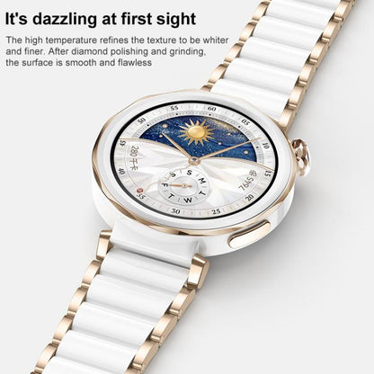 Bracelet de montre en céramique et acier inoxydable xDfind, For Huawei Watch GT 6 41mm / GT 5 Pro 42mm