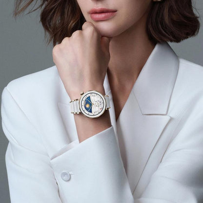 Bracelet de montre en céramique et acier inoxydable xDfind, For Huawei Watch GT 6 41mm / GT 5 Pro 42mm