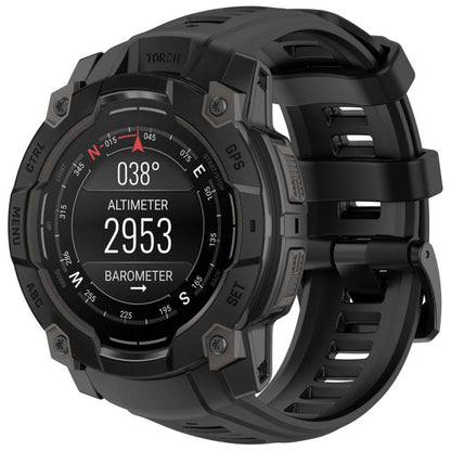 Bracelet de montre en silicone à dégagement rapide xDfind, For Garmin Instinct 3 AMOLED 50mm / Solar 50mm, For Garmin Instinct 3 AMOLED 45mm / Solar 45mm
