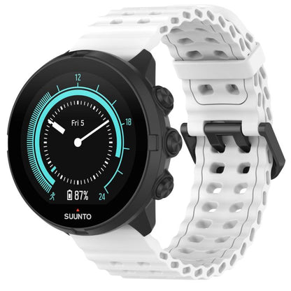 Bracelet de montre en silicone xDfind Ocean à double boucle ardillon, For Suunto 9 / 7 / Spartan Sport