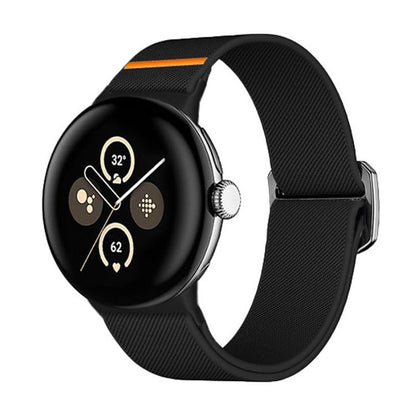 Bracelet de montre en nylon élastique xDfind, For Google Pixel Watch 5 / 4 / 3 / 2 / 1 41mm, For Google Pixel Watch 5 / 4 / 3 45mm