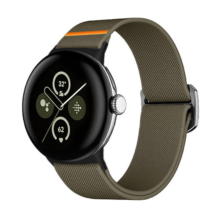Bracelet de montre en nylon élastique xDfind, For Google Pixel Watch 5 / 4 / 3 / 2 / 1 41mm, For Google Pixel Watch 5 / 4 / 3 45mm