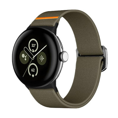 Bracelet de montre en nylon élastique xDfind, For Google Pixel Watch 5 / 4 / 3 / 2 / 1 41mm, For Google Pixel Watch 5 / 4 / 3 45mm