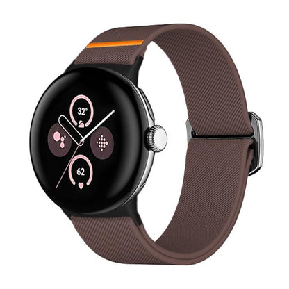 Bracelet de montre en nylon élastique xDfind, For Google Pixel Watch 5 / 4 / 3 / 2 / 1 41mm, For Google Pixel Watch 5 / 4 / 3 45mm