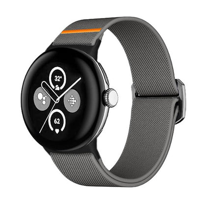 Bracelet de montre en nylon élastique xDfind, For Google Pixel Watch 5 / 4 / 3 / 2 / 1 41mm, For Google Pixel Watch 5 / 4 / 3 45mm