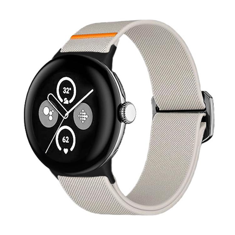 Bracelet de montre en nylon élastique xDfind, For Google Pixel Watch 5 / 4 / 3 / 2 / 1 41mm, For Google Pixel Watch 5 / 4 / 3 45mm