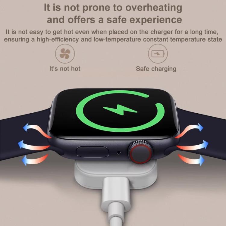 Chargeur magnétique sans fil portable xDfind à 8 broches pour montre connectée Apple Watch