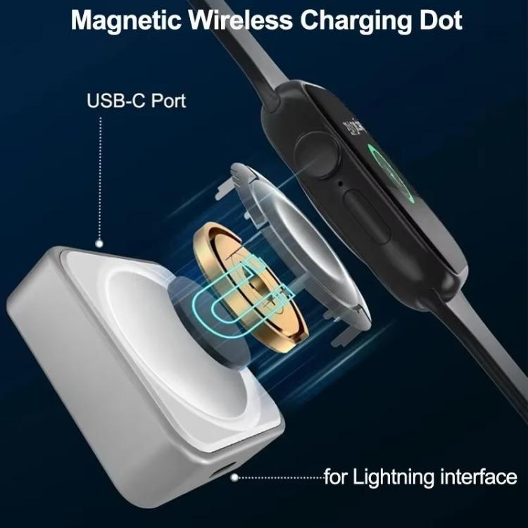 Chargeur magnétique sans fil portable xDfind à 8 broches pour montre connectée Apple Watch