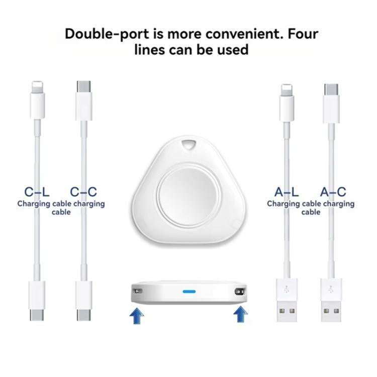 Chargeur magnétique sans fil portable xDfind 8 broches et Type-C pour Apple Watch