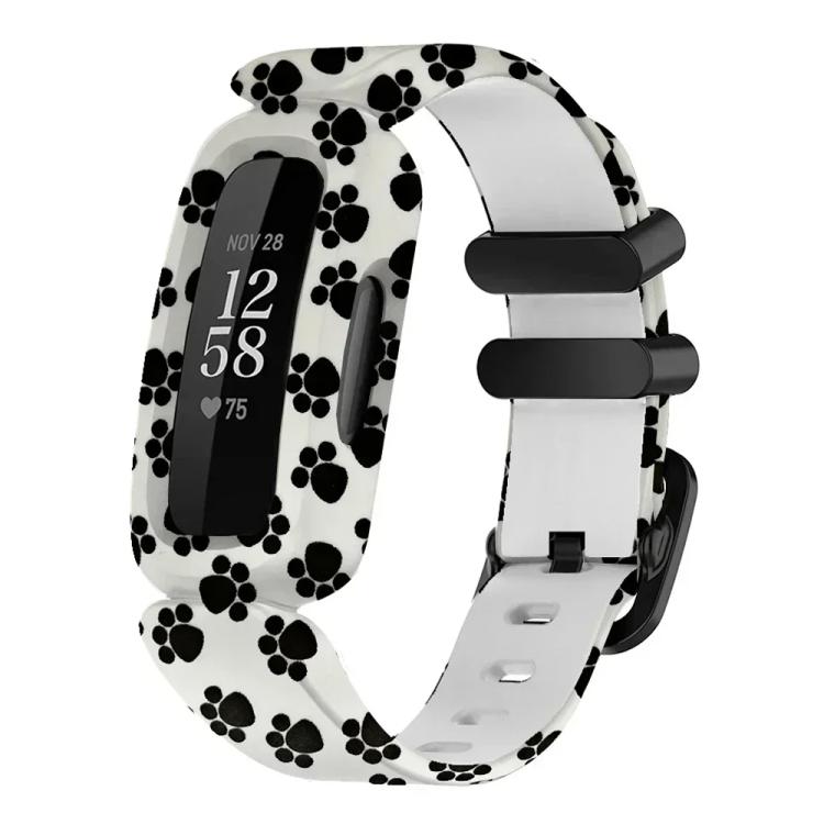 Bracelet de montre en silicone intégré xDfind avec boucle noire peinte, For Fitbit Ace 3 / Inspire2