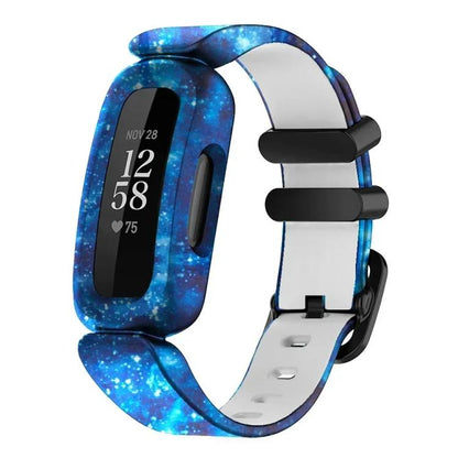 Bracelet de montre en silicone intégré xDfind avec boucle noire peinte, For Fitbit Ace 3 / Inspire2