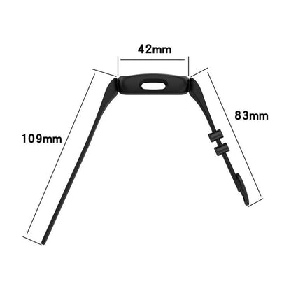Bracelet de montre en silicone intégré xDfind avec boucle noire peinte, For Fitbit Ace 3 / Inspire2