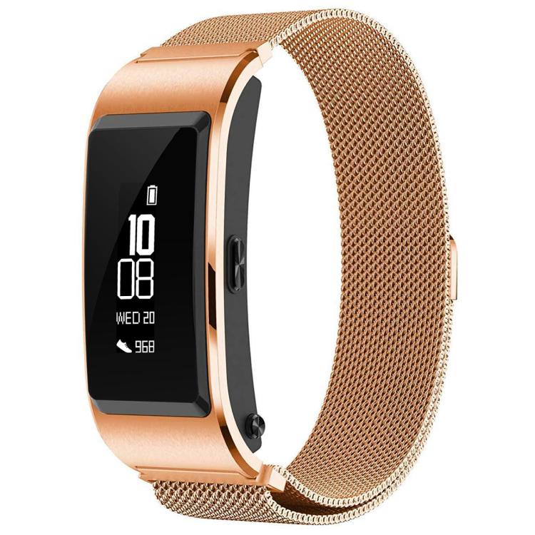 Bracelet de montre milanais en acier inoxydable xDfind, 16mm For Huawei Band B6 / B7