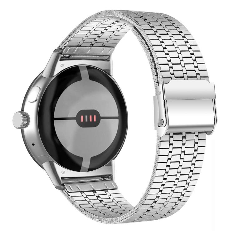 Bracelet de montre en acier inoxydable à sept perles xDfind, For Google Pixel Watch 4 / Watch 3 45mm, For Google Pixel Watch 4 / 3 / 2 / 1 41mm