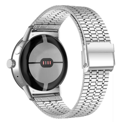Bracelet de montre en acier inoxydable à sept perles xDfind, For Google Pixel Watch 4 / Watch 3 45mm, For Google Pixel Watch 4 / 3 / 2 / 1 41mm