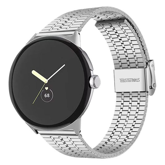 Bracelet de montre en acier inoxydable à sept perles xDfind, For Google Pixel Watch 5 / 4 / 3 / 2 / 1 41mm, For Google Pixel Watch 5 / 4 / 3 45mm