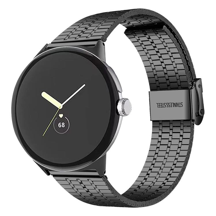 Bracelet de montre en acier inoxydable à sept perles xDfind, For Google Pixel Watch 4 / Watch 3 45mm, For Google Pixel Watch 4 / 3 / 2 / 1 41mm