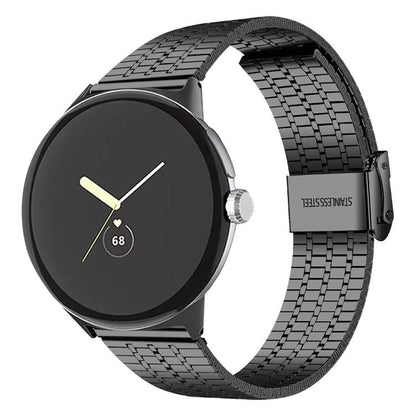 Bracelet de montre en acier inoxydable à sept perles xDfind, For Google Pixel Watch 4 / Watch 3 45mm, For Google Pixel Watch 4 / 3 / 2 / 1 41mm