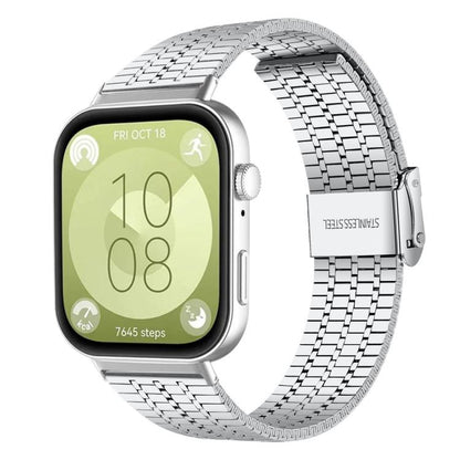 Bracelet de montre en acier inoxydable à sept perles xDfind, For Huawei Watch Fit4 Pro / Fit4 / Fit3
