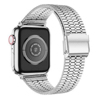 Bracelet de montre en acier inoxydable à sept perles xDfind, For Apple Watch 42 / 44 / 45 / 46 / 49mm, For Apple Watch 38 / 40 / 41 / S10 42mm