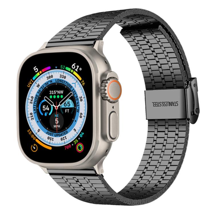 Bracelet de montre en acier inoxydable à sept perles xDfind, For Apple Watch 42 / 44 / 45 / 46 / 49mm, For Apple Watch 38 / 40 / 41 / S10 42mm