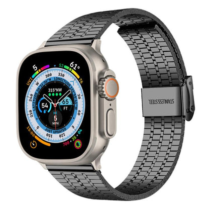 Bracelet de montre en acier inoxydable à sept perles xDfind, For Apple Watch 42 / 44 / 45 / 46 / 49mm, For Apple Watch 38 / 40 / 41 / S10 42mm