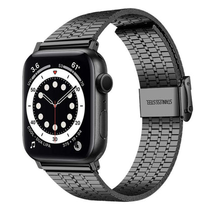 Bracelet de montre en acier inoxydable à sept perles xDfind, For Apple Watch 42 / 44 / 45 / 46 / 49mm, For Apple Watch 38 / 40 / 41 / S10 42mm