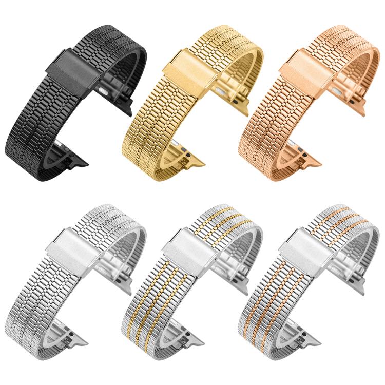 Bracelet de montre en acier inoxydable à sept perles xDfind, For Apple Watch 42 / 44 / 45 / 46 / 49mm, For Apple Watch 38 / 40 / 41 / S10 42mm