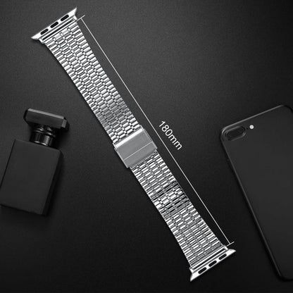 Bracelet de montre en acier inoxydable à sept perles xDfind, For Apple Watch 42 / 44 / 45 / 46 / 49mm, For Apple Watch 38 / 40 / 41 / S10 42mm