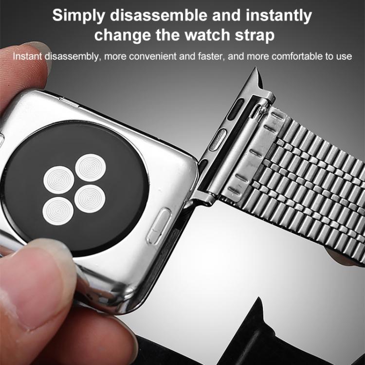 Bracelet de montre en acier inoxydable à sept perles xDfind, For Apple Watch 42 / 44 / 45 / 46 / 49mm, For Apple Watch 38 / 40 / 41 / S10 42mm