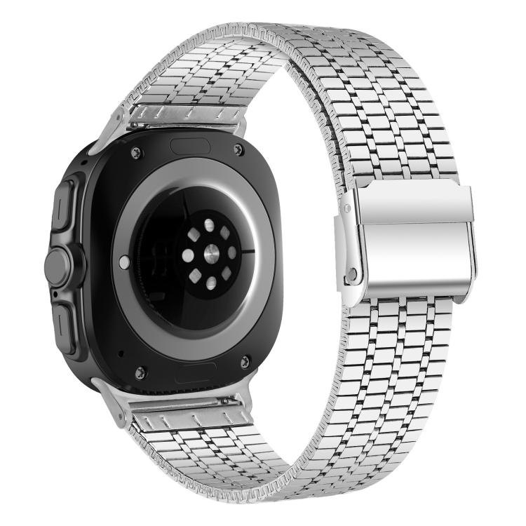 Bracelet de montre en acier inoxydable à sept perles xDfind, For Samsung Galaxy Watch Ultra / Ultra 2025, For Samsung Galaxy Watch8 / 8 Classic, For Samsung Galaxy Watch 7 / 6 / 5 / FE